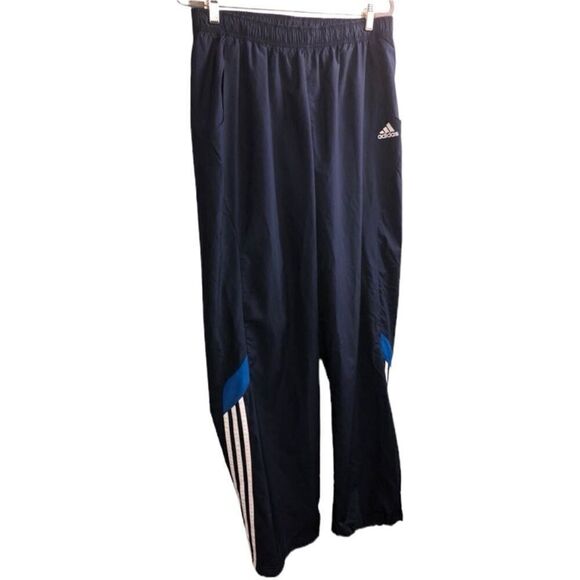 Adidas Vintage Navy Blue Track Pants - Picture 1 of 11